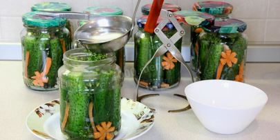 маринованные огурцы стерилизованные