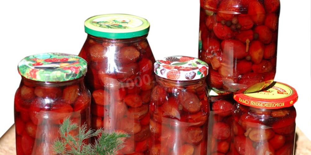Рецепт маринованные сливы на зиму пряные