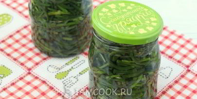 маринованные стрелки чеснока на зиму без стерилизации