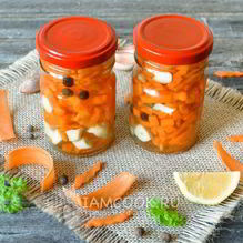 Рецепт Морковь, маринованная на зиму