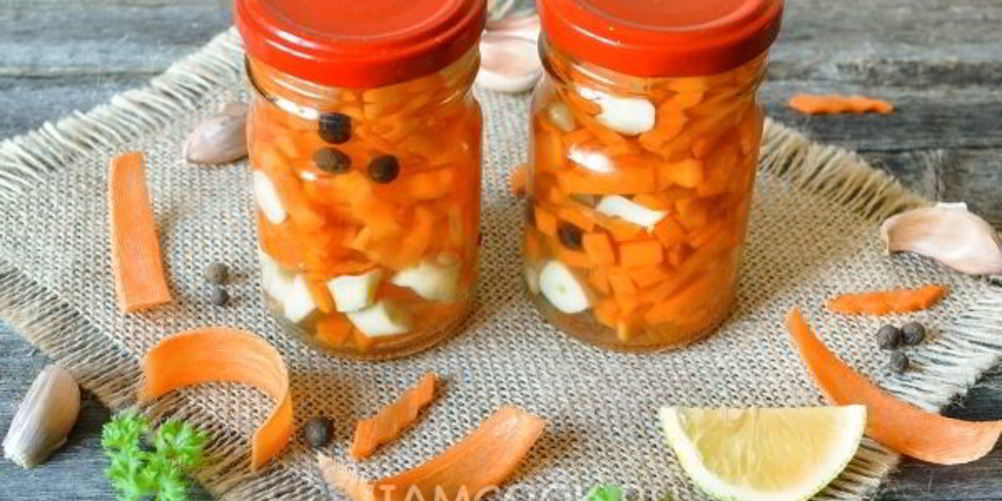 Рецепт морковь, маринованная на зиму