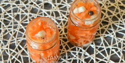 морковь, маринованная на зиму