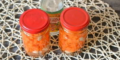 морковь, маринованная на зиму