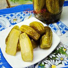 Рецепт Огурцы маринованные без уксуса с лимонной кислотой на зиму