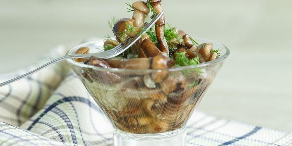 Рецепт опята маринованные с луком