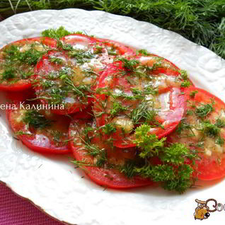 Помидоры маринованные за 30 минут