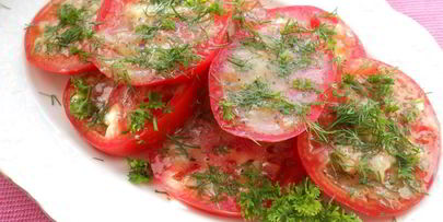 помидоры маринованные за 30 минут