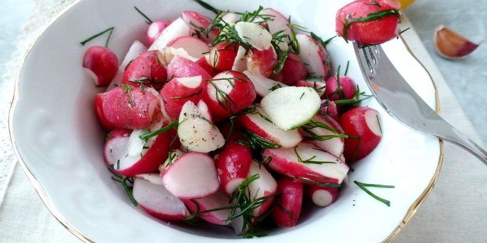 Рецепт редис, маринованный с имбирем и чесноком