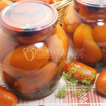 Рецепт Сладких маринованных помидоров на зиму
