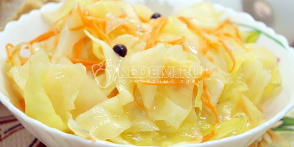 Рецепт вкусная маринованная капуста