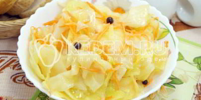 вкусная маринованная капуста