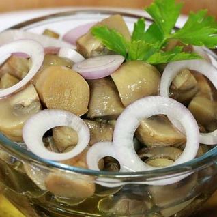 Вкусные маринованные шампиньоны
