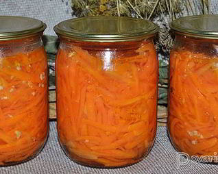 Морковь с чесноком на зиму