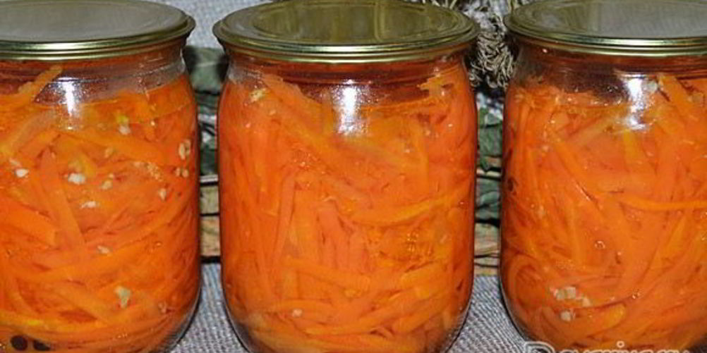 Рецепт морковь с чесноком на зиму