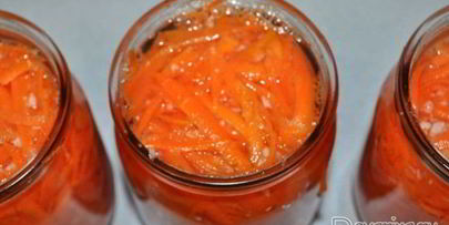 морковь с чесноком на зиму