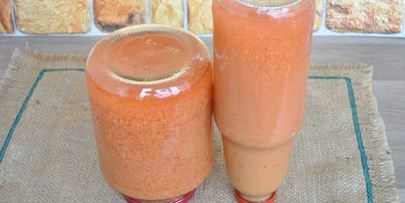 морковно-яблочный сок на зиму