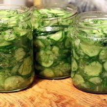 Рецепт Нарезанные огурцы на зиму