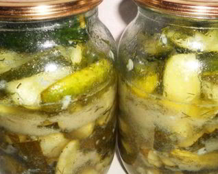 Огурцы в чесночном соусе на зиму