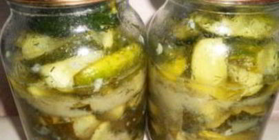 огурцы в чесночном соусе на зиму