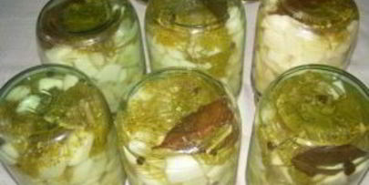 патиссоны, консервированные кусочками