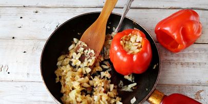 перец фаршированный капустой на зиму