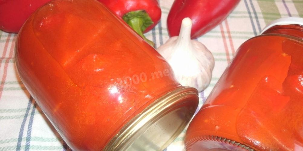 Рецепт перец в томатном соке на зиму
