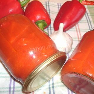 Перец в томатном соке на зиму