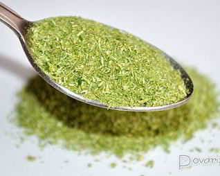 Приправа из стеблей зелени