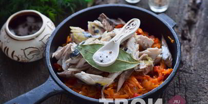 скумбрия с овощами на зиму