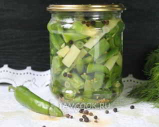 Стручковая фасоль на зиму