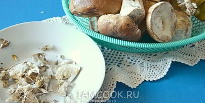 сушеные белые грибы