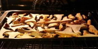 сушка грибов в духовке