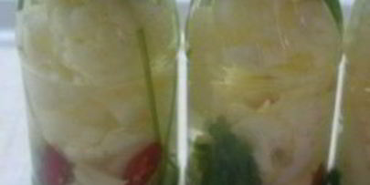 цветная капуста острая на зиму