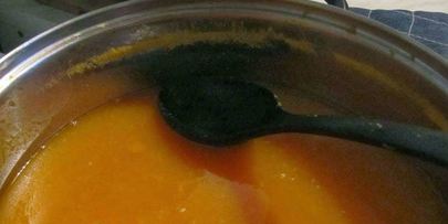 тыквенный сок с апельсином на зиму