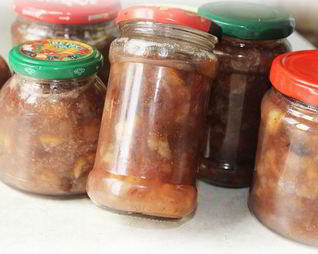 Бананово-клубничное варенье