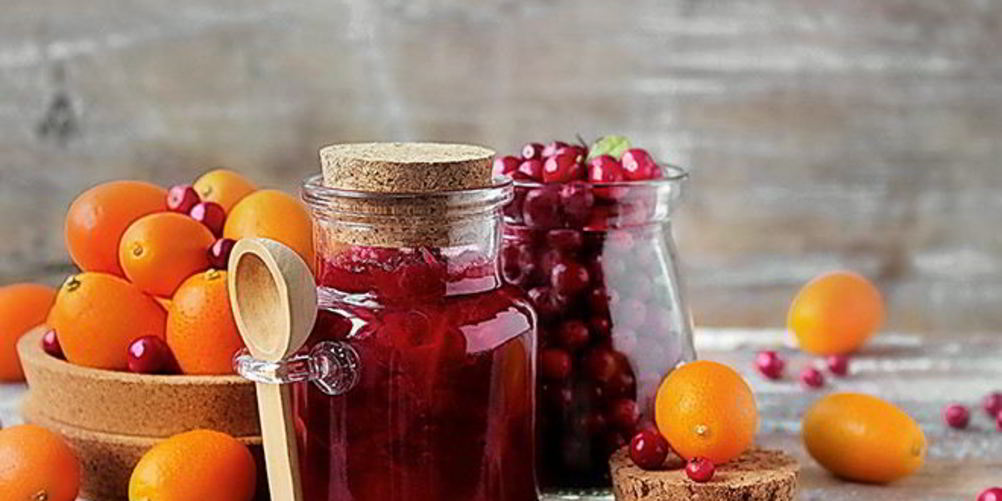 Рецепт брусничный конфитюр с кумкватами