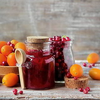 Брусничный конфитюр с кумкватами