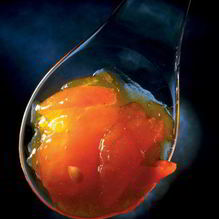 Рецепт Быстрое варенье из красных грейпфрутов со свежей мятой