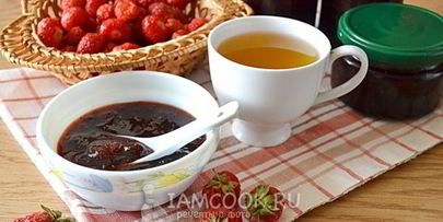 густое варенье из клубники