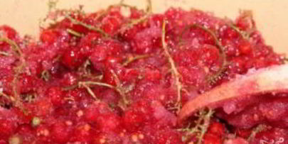 густое варенье из красной смородины