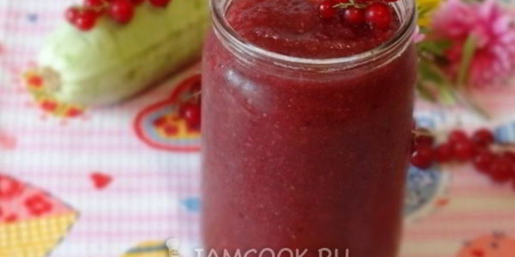 Рецепт кабачковое варенье с красной смородиной