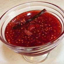Рецепт Малиновое варенье с ванилью