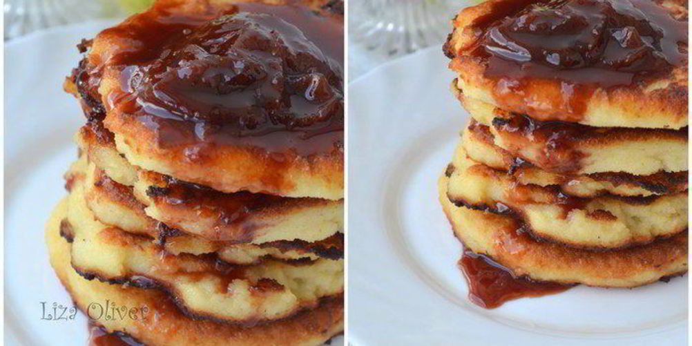 Рецепт медовые оладушки с домашним сливовым вареньем