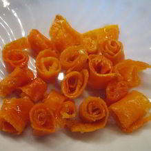 Рецепт Морковные цукаты на лимонном сиропе