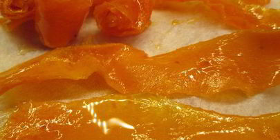 морковные цукаты на лимонном сиропе