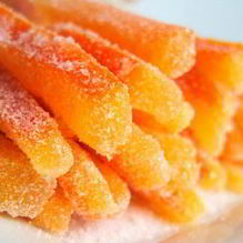 Рецепт Сахарные цукаты из апельсиновых корок