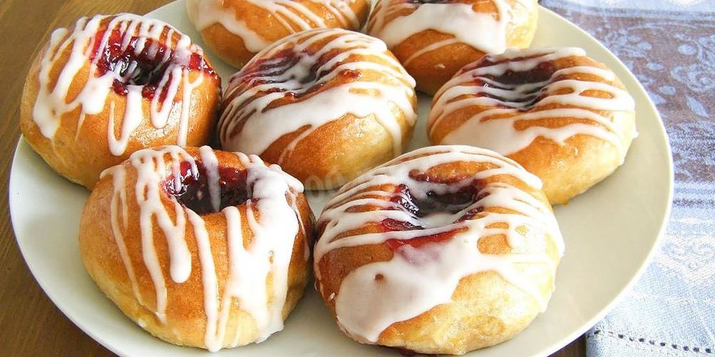Рецепт сдобные булочки с вареньем в духовке