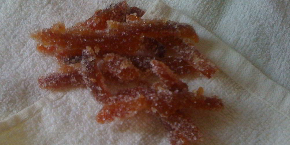 Рецепт цукаты из апельсиновых корочек