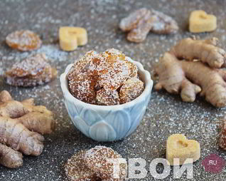 Цукаты из имбиря