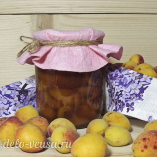 Варенье из абрикосов половинками